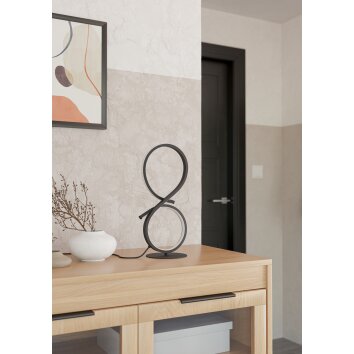 Illuminazione Eglo SERPINS Lampada da tavolo LED Nero
