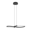 Illuminazione Eglo SERPINS Lampadario a sospensione LED Nero