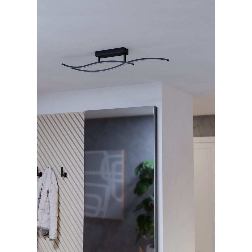 Illuminazione Eglo GRISOLIA Plafoniera LED Nero main product photo
