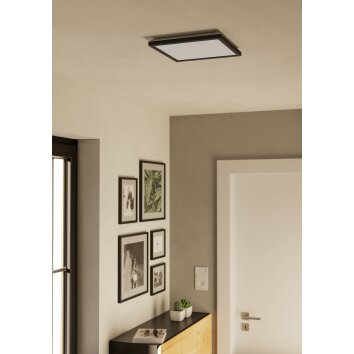 Illuminazione Eglo ROVITO Plafoniera LED Nero, Cambia colore