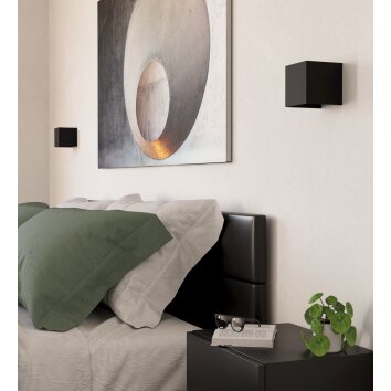 Illuminazione Eglo VALMONTONE Applique LED Nero