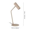 Illuminazione Eglo CAMINIA Lampada da tavolo LED Ottone, Sabbia