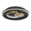 Illuminazione Eglo TIRIOLO Plafoniera, Applique e plafoniera LED Oro, Nero