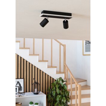 Illuminazione Eglo EGLO Plafoniera, Faretto da soffitto LED Nero