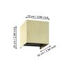Illuminazione Eglo VALMONTONE Applique LED Ottone