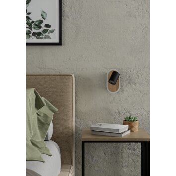 Illuminazione Eglo RIMBOCCHI Faretto da soffitto, Applique LED Marrone, Nero