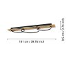 Illuminazione Eglo BOYAL Plafoniera LED Marrone, Nero
