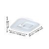 Illuminazione Eglo TIRIOLO Plafoniera, Applique e plafoniera LED Argento, Bianco