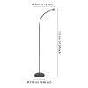 Illuminazione Eglo LAURO Lampada da terra LED Nero