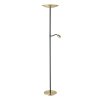 Illuminazione Eglo CONIVARINO Lampada da terra LED Ottone, Nero
