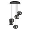Illuminazione Eglo HORTUNAS Lampadario a sospensione LED Nero