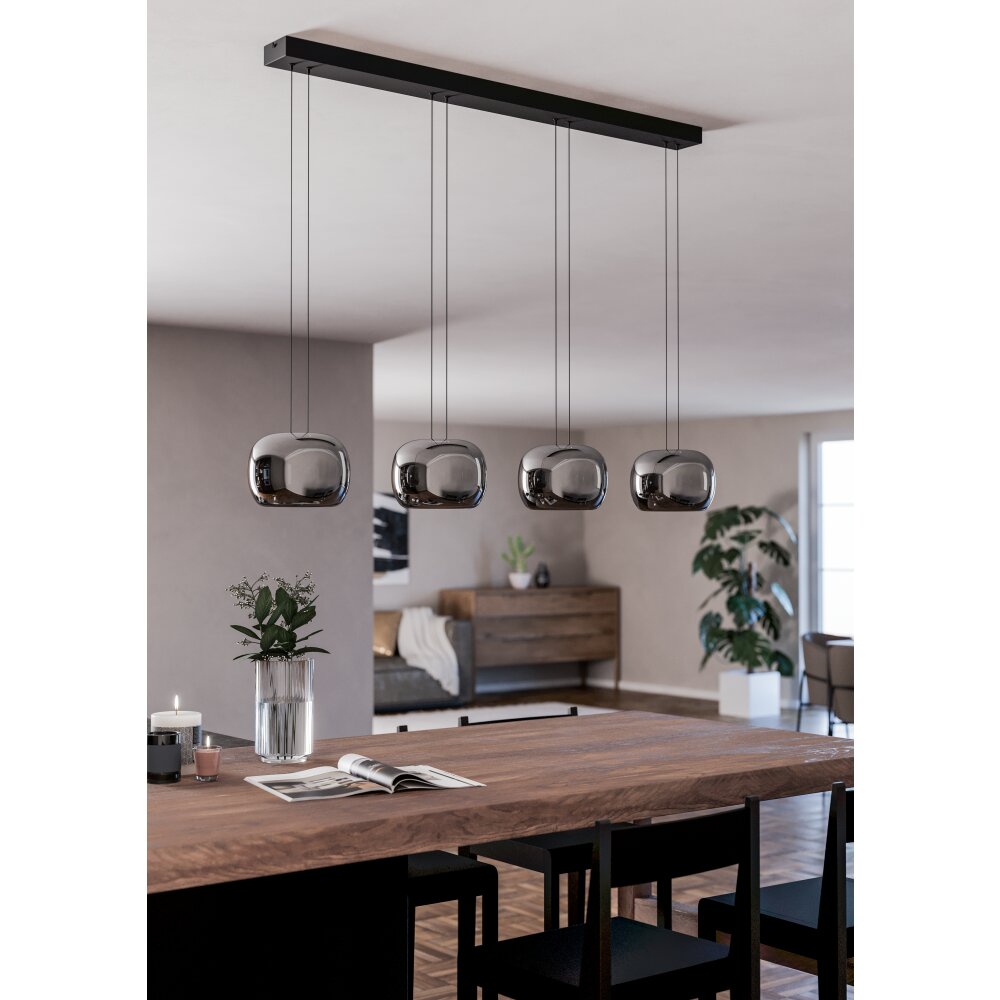 Illuminazione Eglo HORTUNAS Lampadario a sospensione LED Nero main product photo