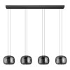 Illuminazione Eglo HORTUNAS Lampadario a sospensione LED Nero