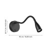Illuminazione Eglo OLIVANDINO Applique LED Nero