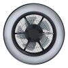 Illuminazione Eglo mit Lampada con ventilatore LED Nero, Telecomando, Cambia colore