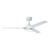 Illuminazione Eglo ORCUTT Lampada con ventilatore LED bianco opaco, Telecomando
