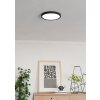 Illuminazione Eglo 6-Z Plafoniera LED Nero, Cambia colore