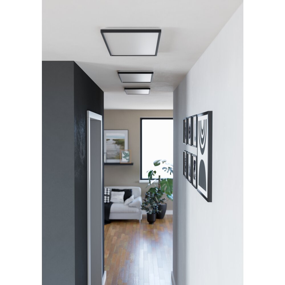 Illuminazione Eglo ROVITO-Z Plafoniera LED Nero, Cambia colore main product photo