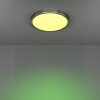 Illuminazione Eglo 6-Z Plafoniera, Applique LED Nichel opaco, Cambia colore