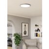 Illuminazione Eglo 6-Z Plafoniera, Applique LED Nichel opaco, Cambia colore