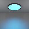 Illuminazione Eglo 6-Z Plafoniera, Applique LED Nero, Cambia colore