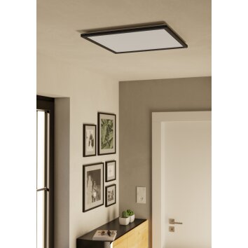 Illuminazione Eglo ROVITO-Z Plafoniera LED Nero, Cambia colore