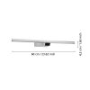 Illuminazione Eglo REGELLO-Z Lampada da specchio LED Cromo, Argento, Cambia colore