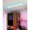 Illuminazione Eglo PADROGIANO-Z Plafoniera LED Bianco, Cambia colore