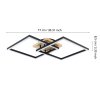 Illuminazione Eglo LOMALTAS-Z Plafoniera LED Marrone, Nero