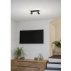 Illuminazione Eglo MELITELLO-Z Plafoniera, Faretto da soffitto LED Nero, Cambia colore
