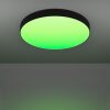 Illuminazione Eglo GALLIZZI-Z Plafoniera LED Nero, Cambia colore