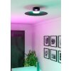 Illuminazione Eglo CONOMAVILLA-Z Plafoniera LED Nero, Cambia colore