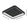 Illuminazione Eglo LORETELLO-Z Plafoniera LED Nero, Cambia colore