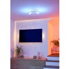 Illuminazione Eglo MELITELLO-Z Plafoniera, Faretto da soffitto LED Bianco, Cambia colore