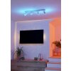 Illuminazione Eglo MELITELLO-Z Plafoniera, Faretto da soffitto LED Bianco, Cambia colore