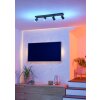 Illuminazione Eglo MELITELLO-Z Plafoniera, Faretto da soffitto LED Nero, Cambia colore