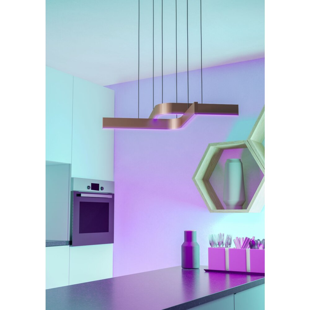 Illuminazione Eglo FOLCINO-Z Lampadario a sospensione LED Bronzo, Nero, Cambia colore main product photo