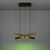 Illuminazione Eglo FOLCINO-Z Lampadario a sospensione LED Bronzo, Nero, Cambia colore