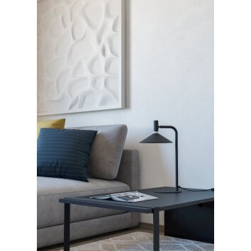 Illuminazione Eglo CONOMAVILLA-Z Lampada da tavolo LED Nero, Cambia colore