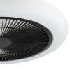 Illuminazione Eglo mit Lampada con ventilatore LED Nero, Bianco, Telecomando
