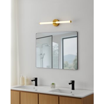 Illuminazione Eglo RAMOLA Lampada da specchio LED Ottone