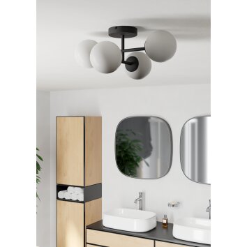 Illuminazione Eglo CASTROVIDO Plafoniera LED Nero