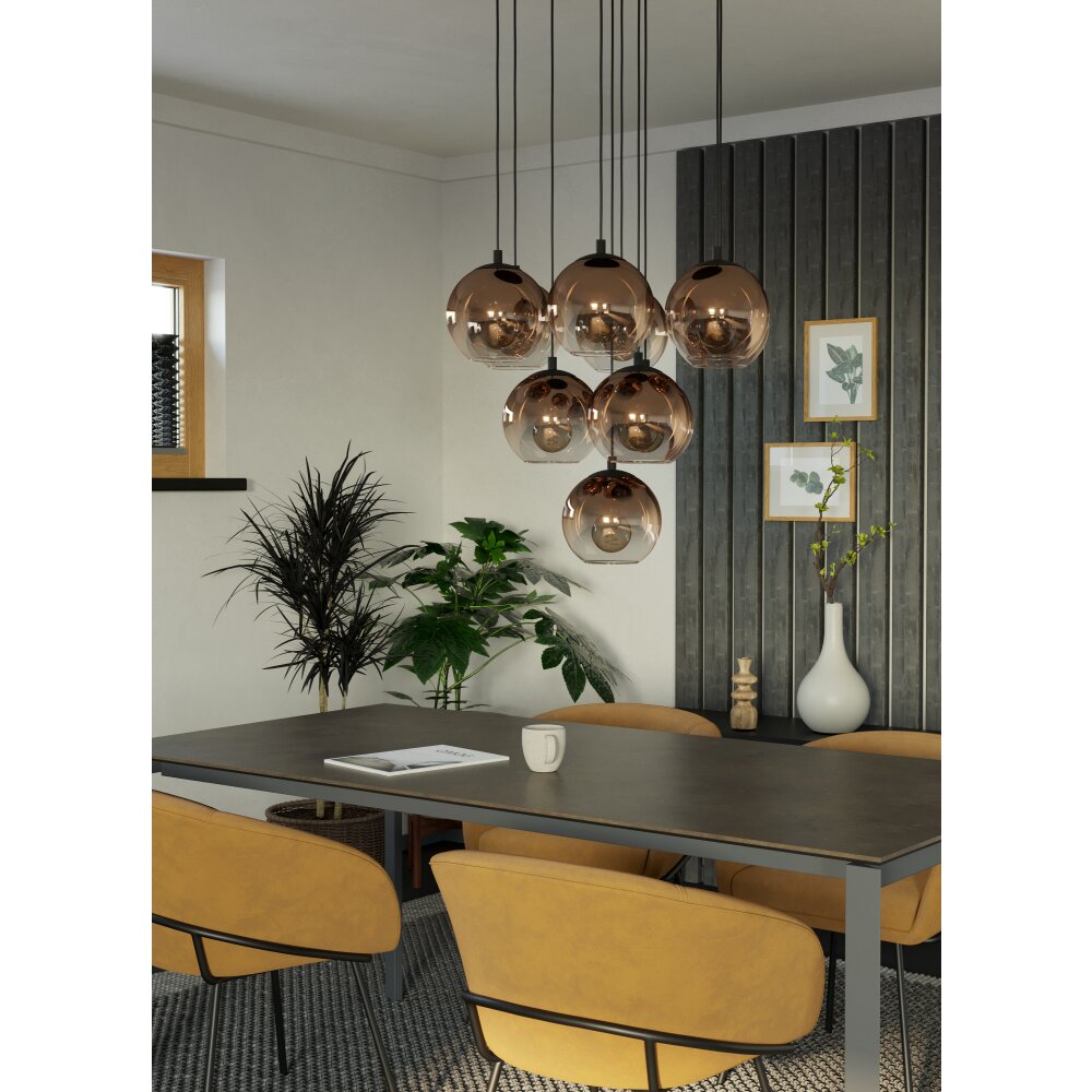 Illuminazione Eglo EGLO Lampadario a sospensione Nero main product photo