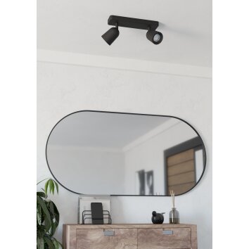 Illuminazione Eglo CAMALDOLI Plafoniera, Faretto da soffitto Nero
