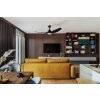Illuminazione Eglo TUNITAS Lampada con ventilatore LED Nero, Telecomando, Cambia colore