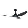 Illuminazione Eglo TUNITAS Lampada con ventilatore LED Nero, Telecomando, Cambia colore