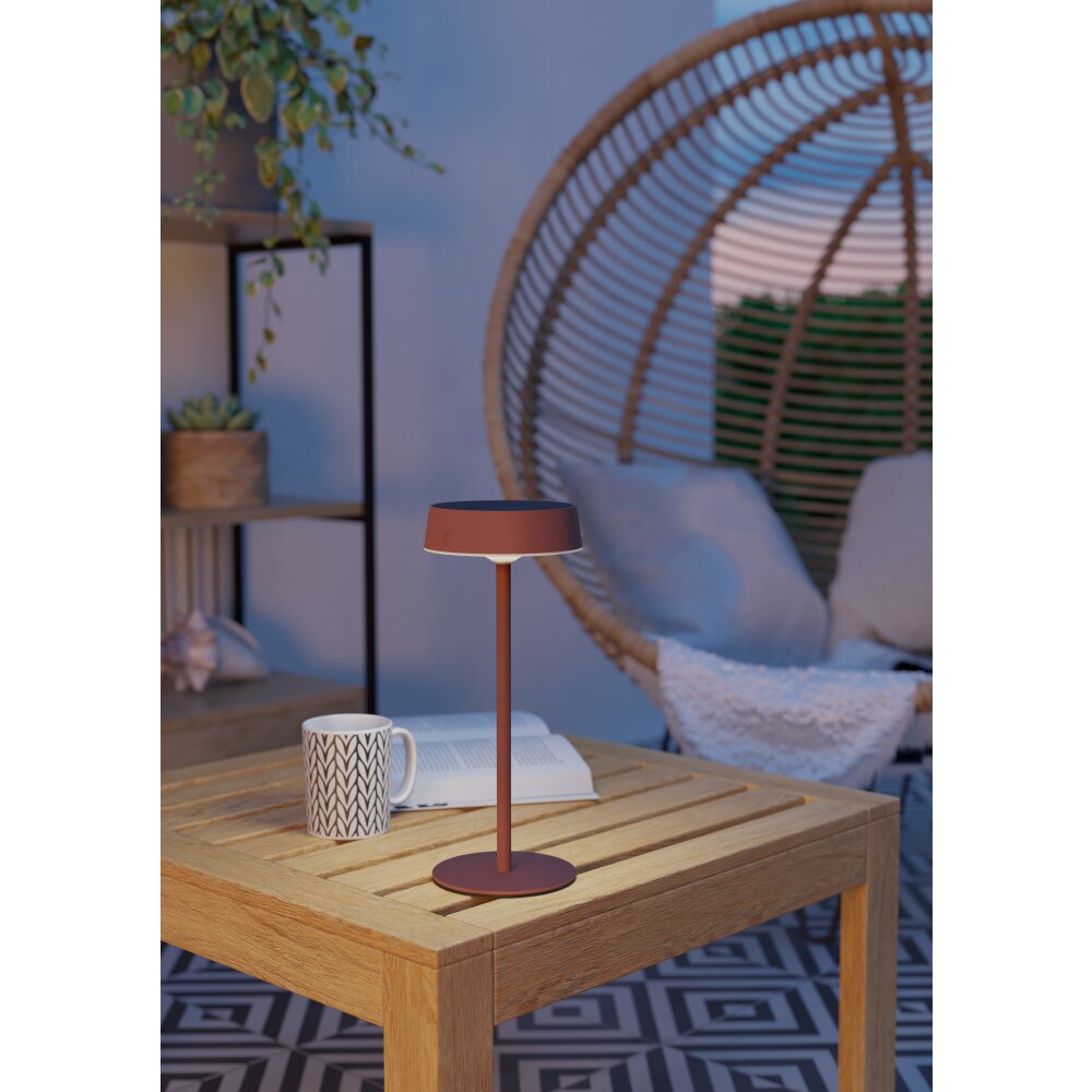 Illuminazione Eglo SIMERI Lampada da tavolo LED Arancione, Telecomando main product photo
