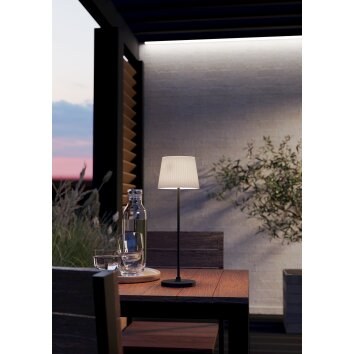 Illuminazione Eglo LEONERO Lampada da tavolo LED Nero, Telecomando