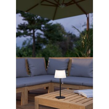 Illuminazione Eglo SCORDIANO Lampada da tavolo LED Nero, Cambia colore