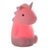 Illuminazione Eglo CASTELLINO Lampada da tavolo LED Fucsia, Telecomando, Cambia colore